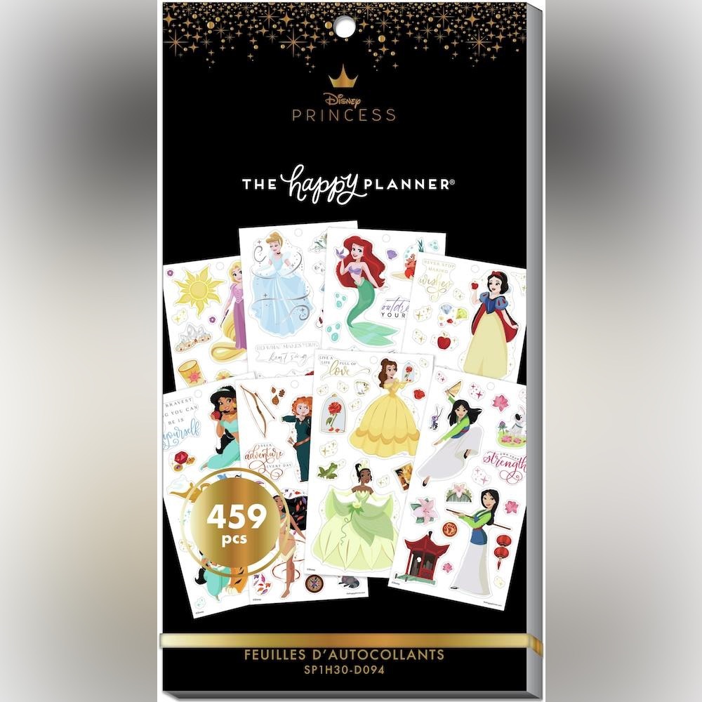 NWT Happy Planner Disney Value Pack Stickers
PRINCESS MAGIC 459 Pcs